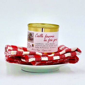 Caille fourrée au foie gras 90 g Caille fourrée au foie gras 90 g