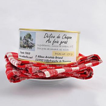 Délice de chapon au foie gras 190 g Délice de chapon au foie gras 190 g