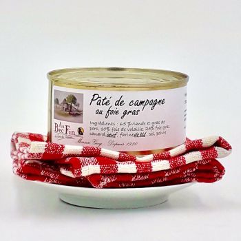 Pâté de campagne au foie gras 190 g