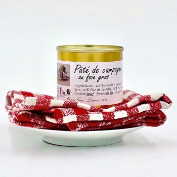 Pâté de campagne au foie gras 90 g