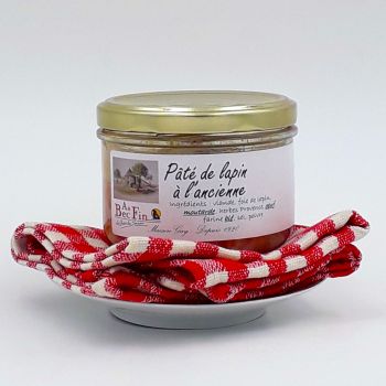 Pâté de lapin à l'ancienne 180 g