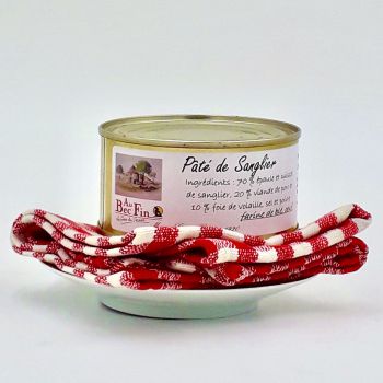 Pâté de sanglier nature 190 g