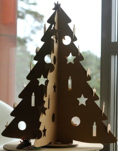 le sapin en carton de Designmag