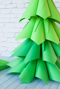 le sapin en papier de Designmag